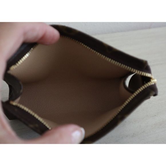 Louis Vuitton Monogram Small Poche Toilette Cosmetics Pouch w/Dust Bag - Picture 9 of 12
